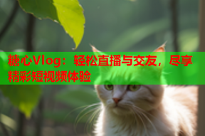 糖心Vlog：轻松直播与交友，尽享精彩短视频体验