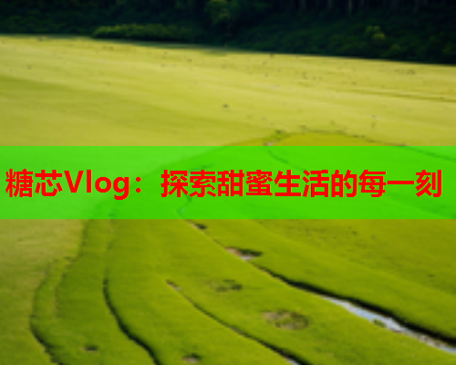 糖芯Vlog：探索甜蜜生活的每一刻  第2张